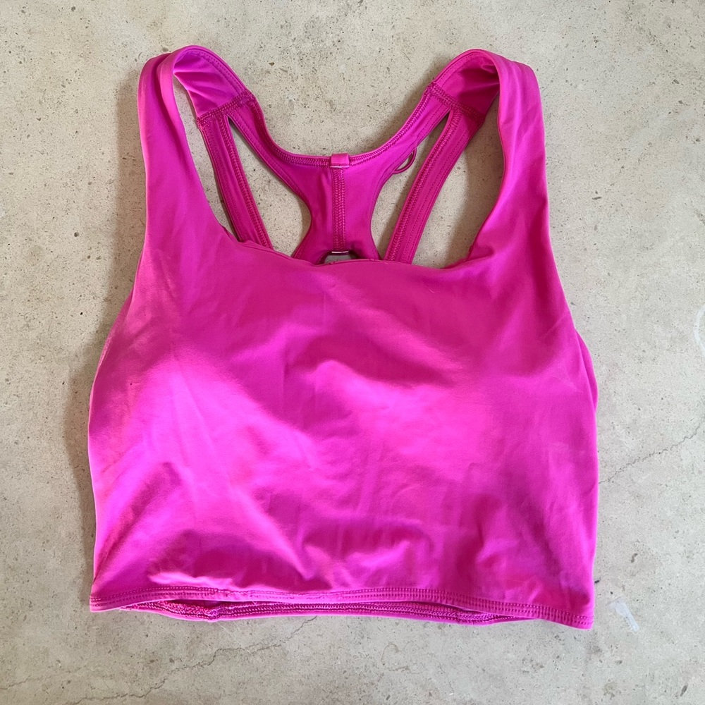 Lululemon Sonic Pink Stash It Bra